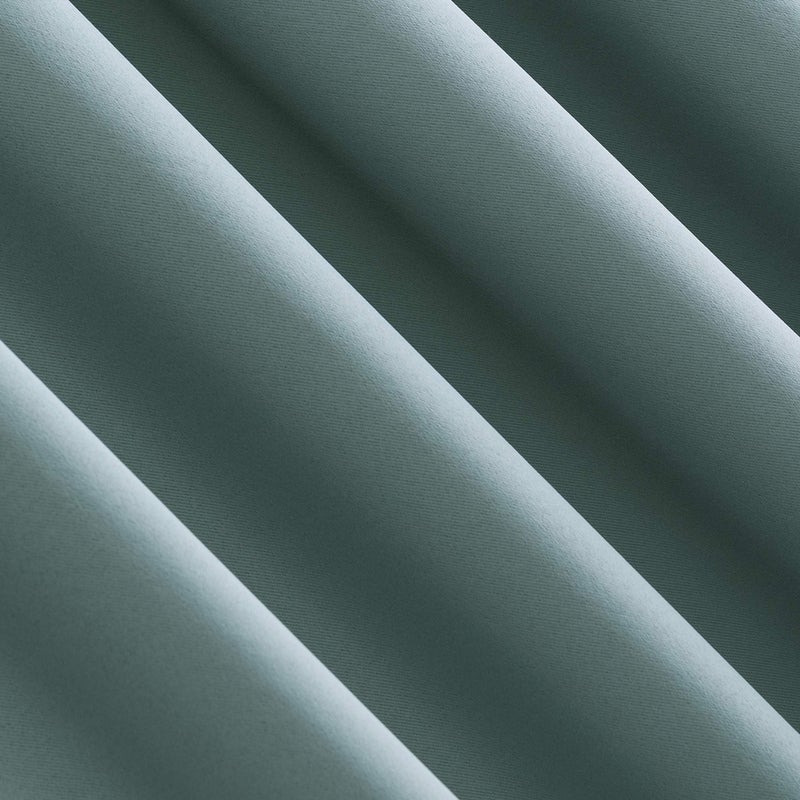 Sun Zero Easton Energy Saving Blackout Rod Pocket Curtain Panel, 40" x 84", Mineral - Image 3